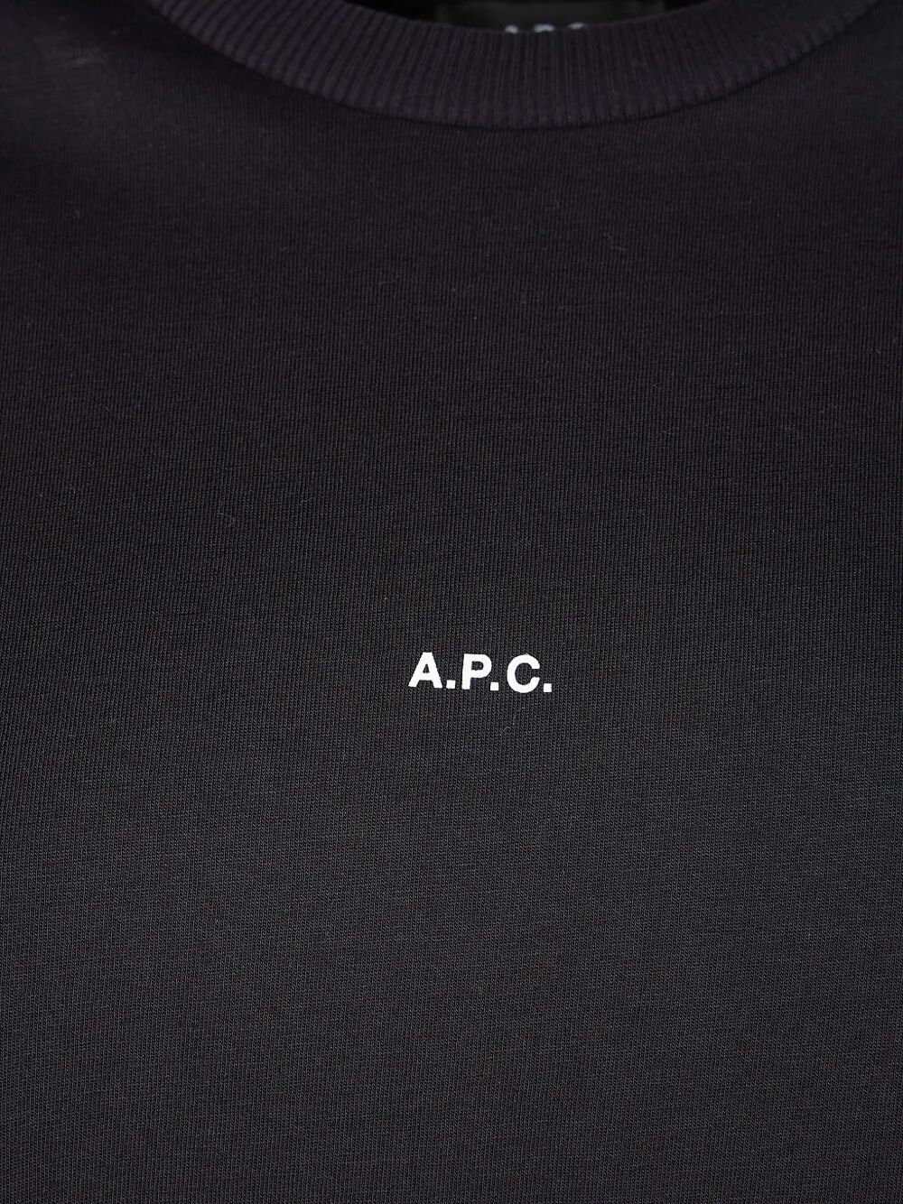 A.P.C. Women "Boxy Micro Logo Gots" T-Shirt