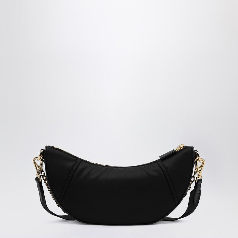 Prada Prada Demi-Lune Shoulder Bag Black In Re-Nylon Women
