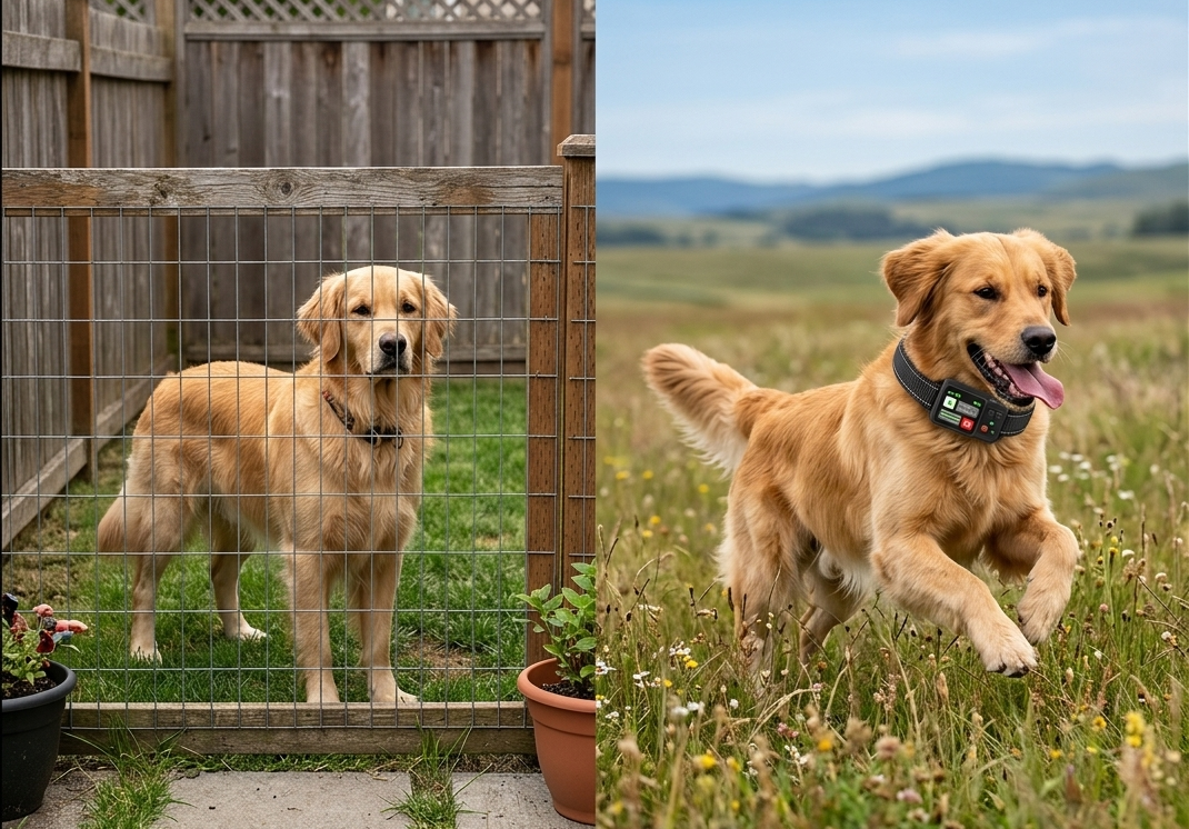 GPS Dog Fence vs Traditional Fence: Which is Better?