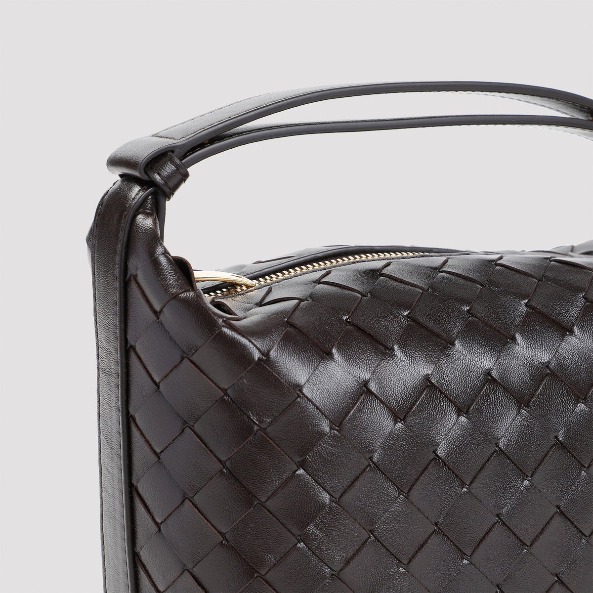 Bottega Veneta Mini Wallace Intreccio 15 Handbag Women
