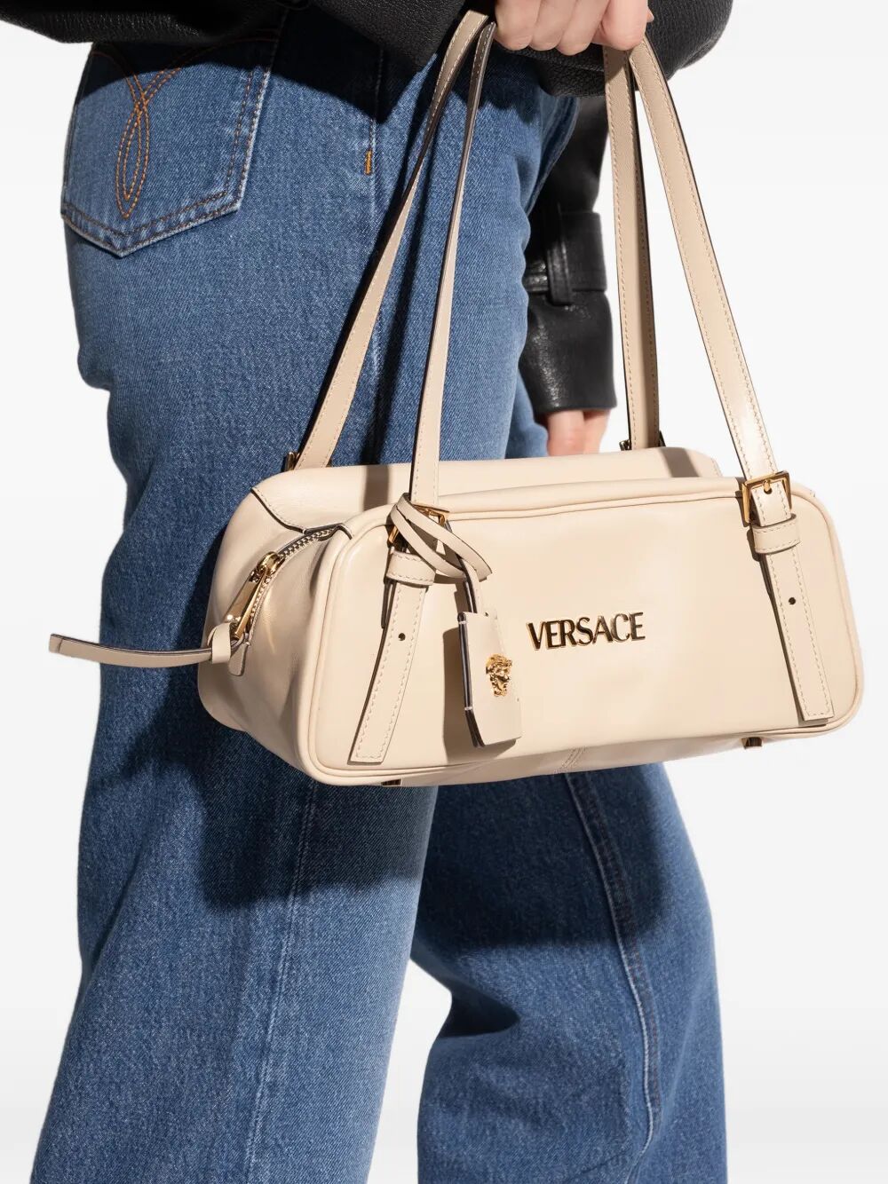 Versace Women Lamb Leather Shoulder