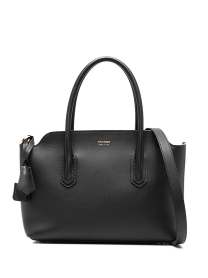 Tom Ford Women Natural Grain Leather Medium Top Handle