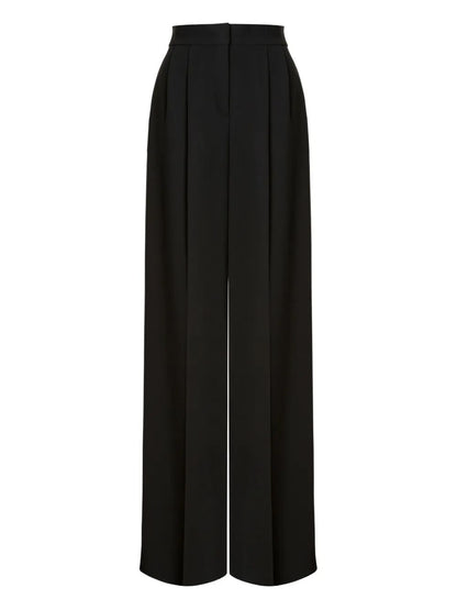 Alberta Ferretti Women Cady Stretch Wide Leg Trousers