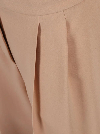 Alberta Ferretti Women Cady Stretch Wide Leg Trousers