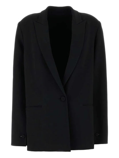 Alberta Ferretti Women Cady Stretch Oversized Jacket