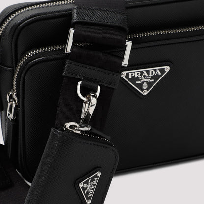 Prada Saffiano Leather Shoulder Bag Men