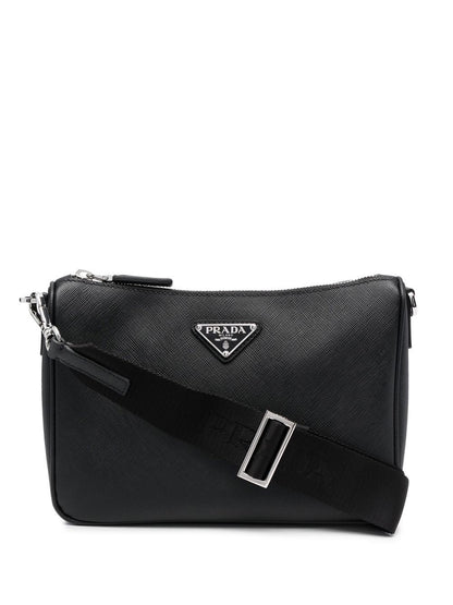 Prada Men Saffiano Leather Shoulder Bag