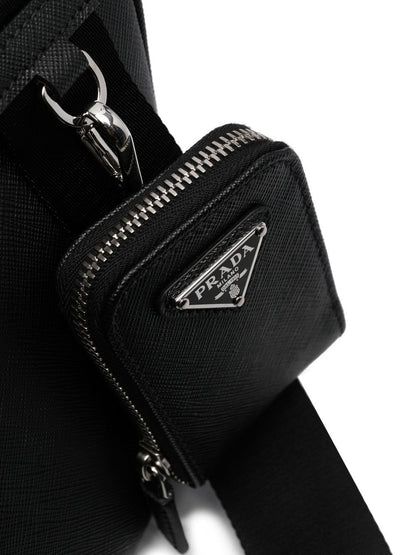 Prada Men Saffiano Leather Shoulder Bag