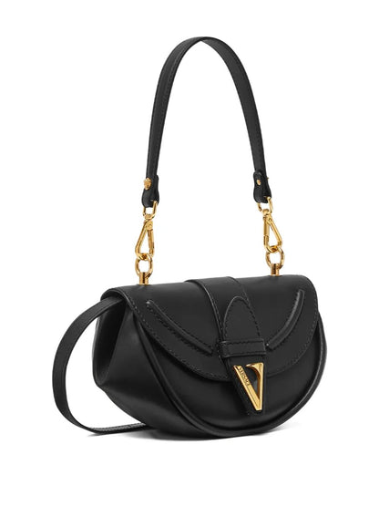 Versace Women "Virtus" Small Shoulder Bag Calf Leather