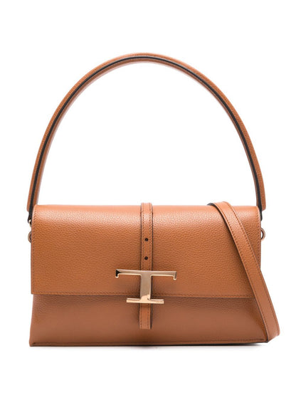 Tod's Women Leather T Timeless Mini Flap Bag