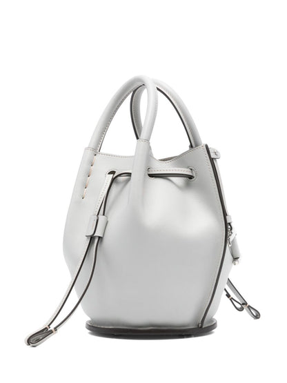 Tod's Women Logo-Charm Leather Mini Bucket Bag