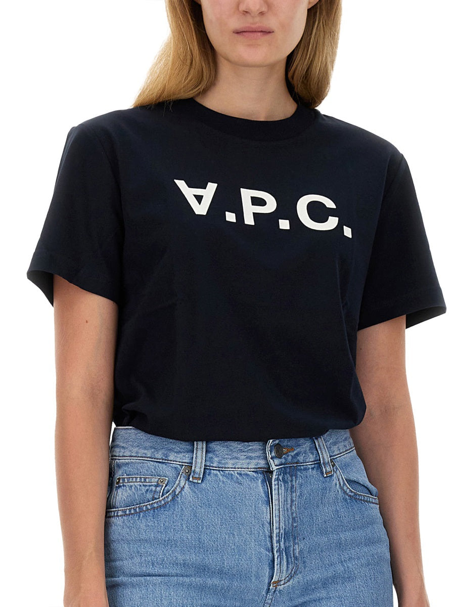 A.P.C. Women T-Shirt Con Logo