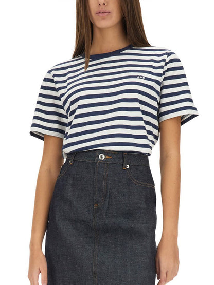 A.P.C. Women Striped T-Shirt