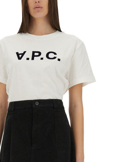 A.P.C. Women T-Shirt With Logo