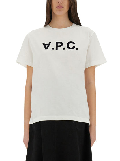 A.P.C. Women T-Shirt With Logo