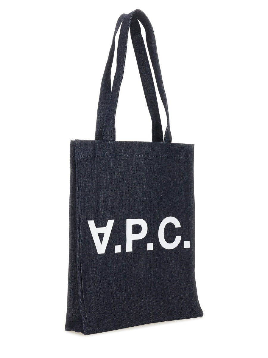 A.P.C. Men Denim Tote Bag