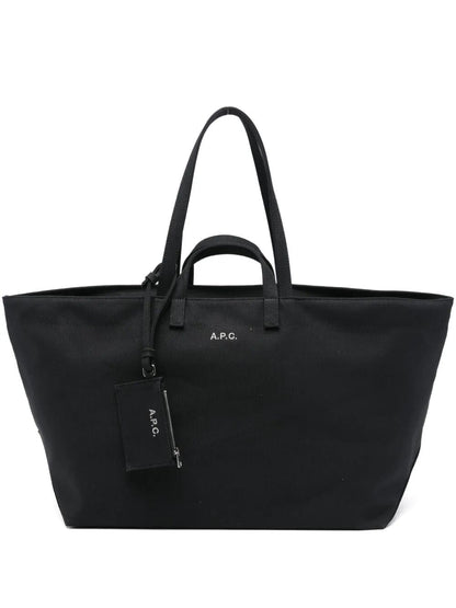 A.P.C. Women "Le Drummer Toile" Tote Bag