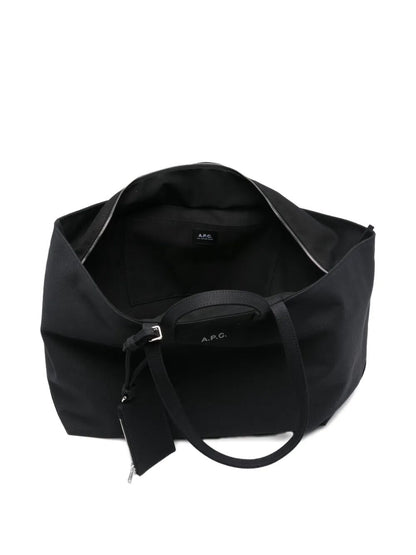 A.P.C. Women "Le Drummer Toile" Tote Bag