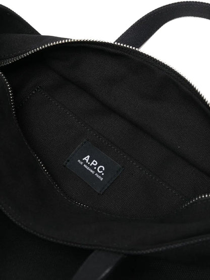 A.P.C. Women "Le Drummer Toile" Small Tote Bag