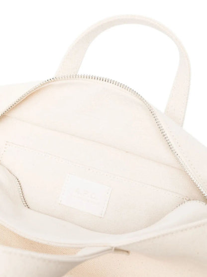 A.P.C. Women "Le Drummer Toile" Small Tote Bag