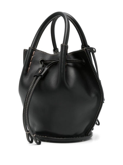 Tod's Women Logo-Charm Leather Mini Bucket Bag
