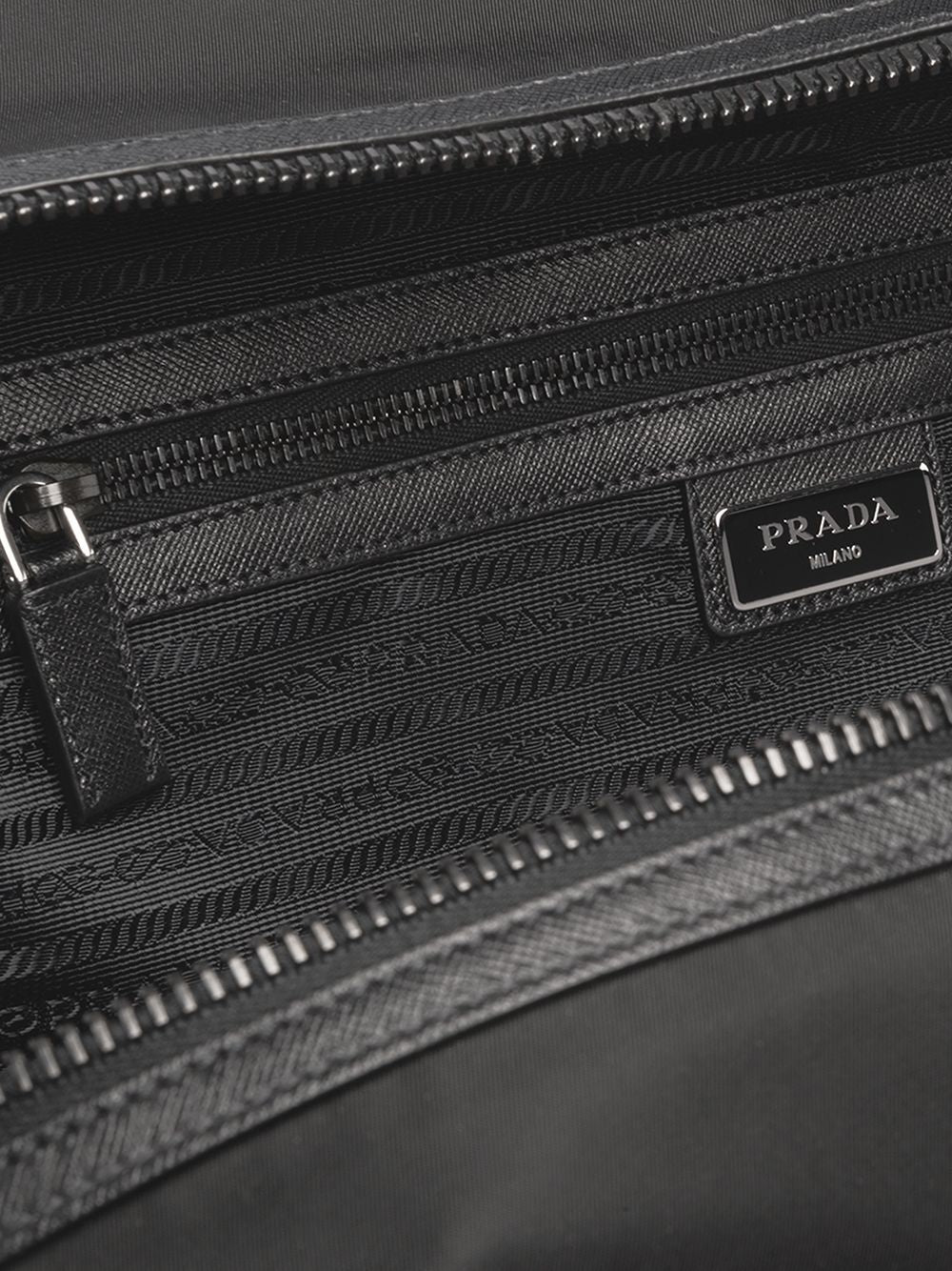 Prada Men Re-Nylon And Saffiano Leather Duffle Bag