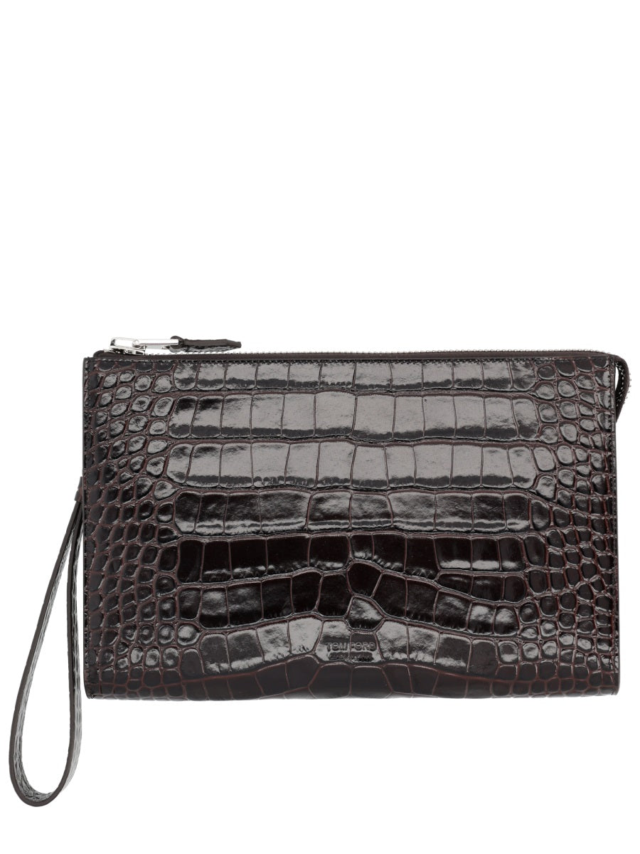 Tom Ford Men Leather Pouch