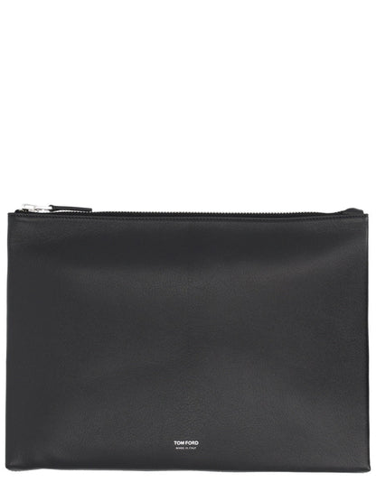 Tom Ford Men Leather Clutch Bag