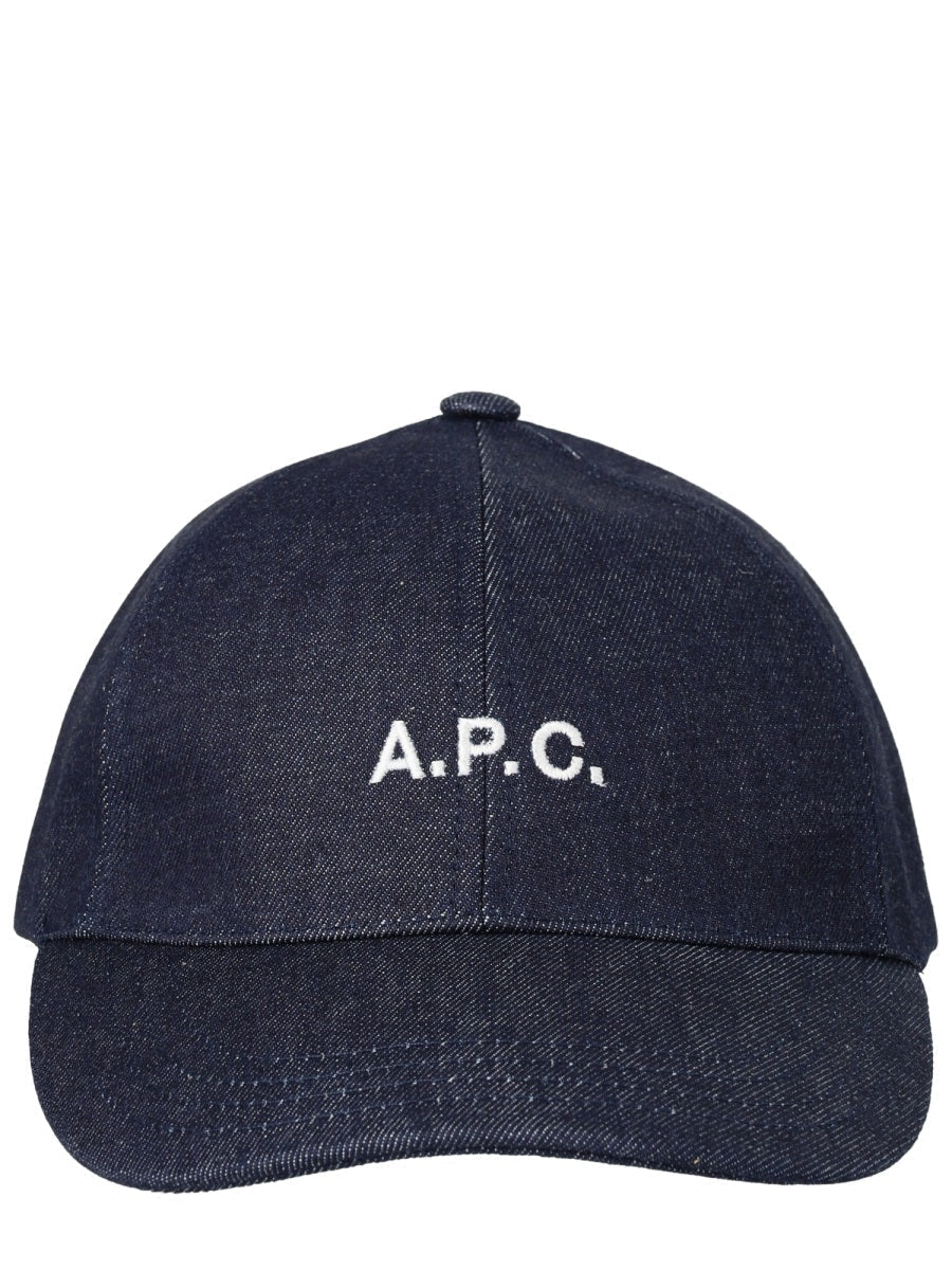 A.P.C. Men Baseball Cap With Logo
