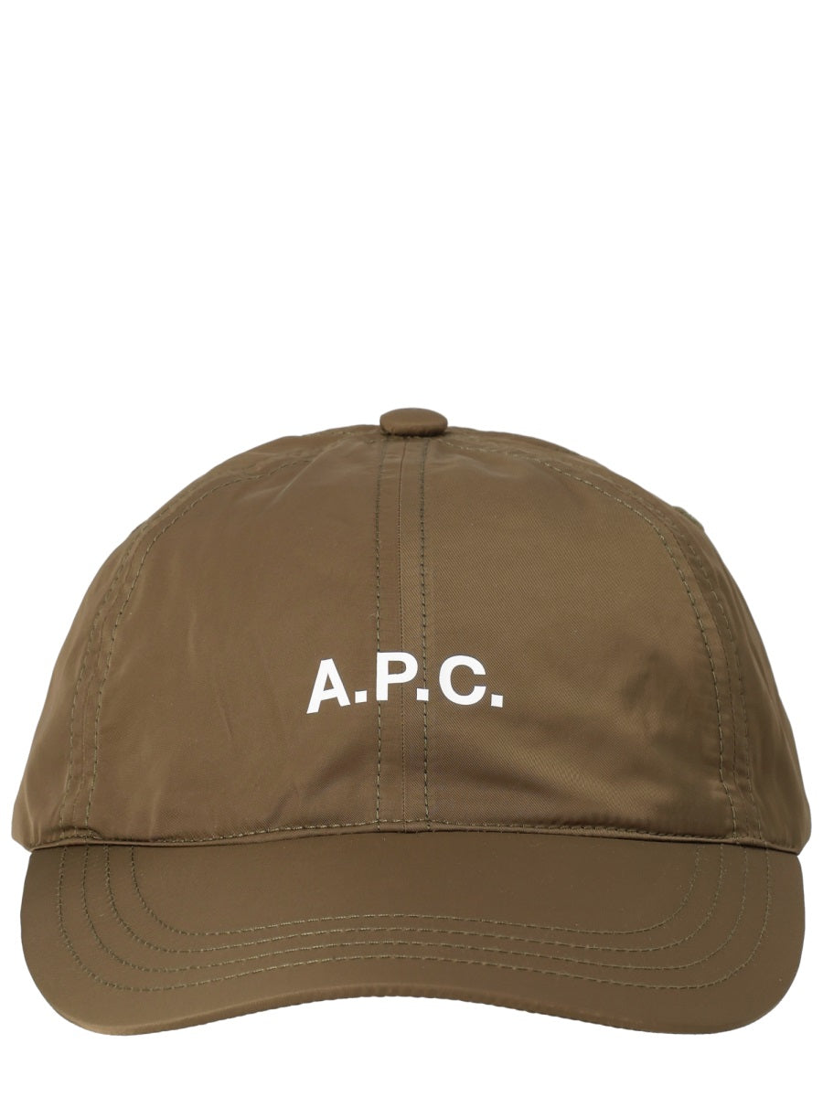 A.P.C. Men Baseball Cap With Logo