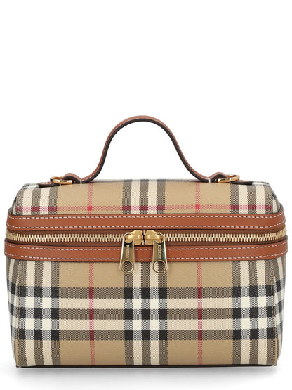 Burberry Women "Vanity Check" Bag