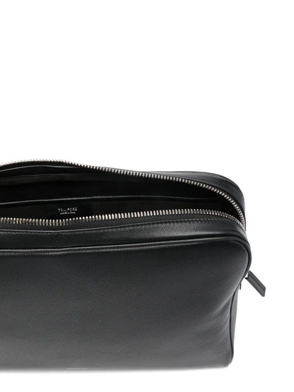 Tom Ford Men Supple Grain Leather Laptop Pouch