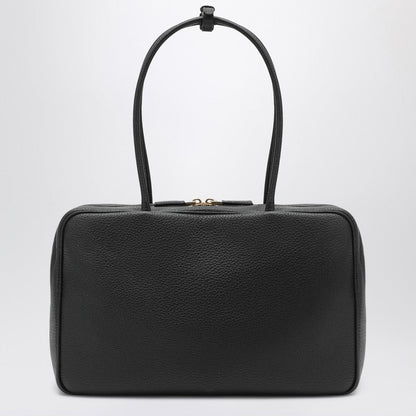 Prada Large Duffle Bag In Black Leather Women