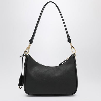 Prada Mini Prada Re-Edition Bag In Black Saffiano Women