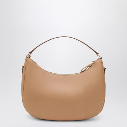 Prada Light Brown Leather Shoulder Bag Women
