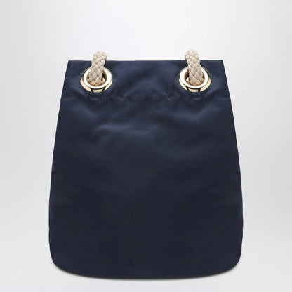 Prada Mariner Small Bucket Bag In Baltic Blue Re-Nylon Women