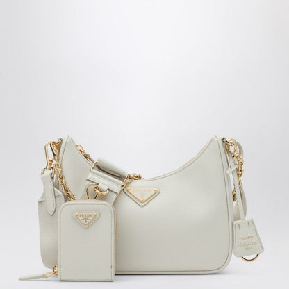Prada Re-Edition 2005 Bag In Talc-Colored Leather Women