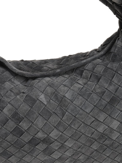 Bottega Veneta Women "Hop" Suede Bag