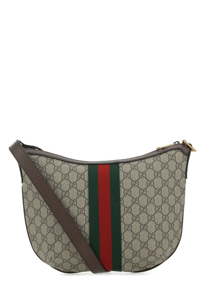 Gucci Men Gg Supreme Fabric Crossbody Bag