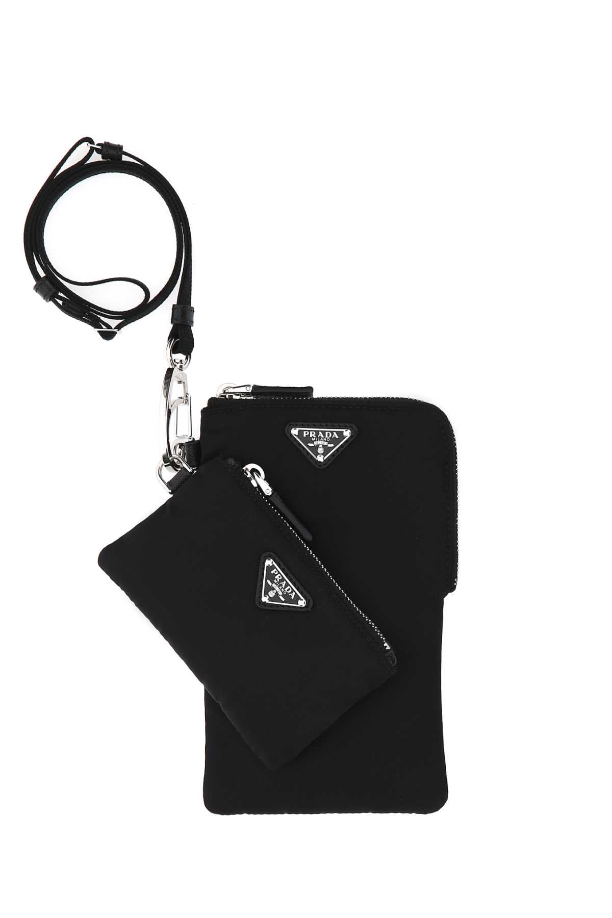 Prada Men Black Nylon Phone Case