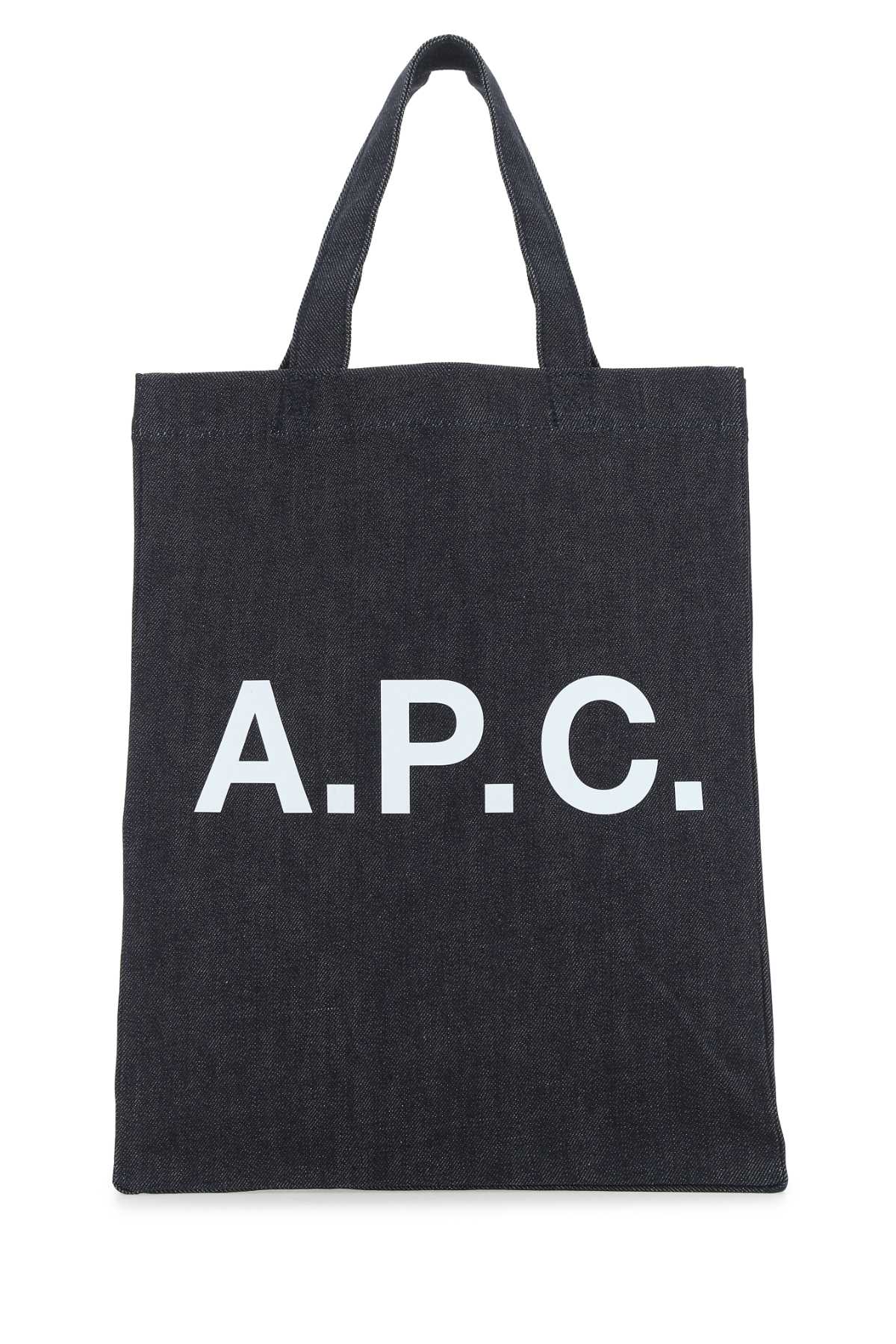 A.P.C. Men Denim Shopping Bag