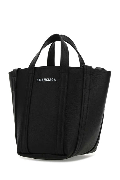 Balenciaga Women Black Leather Everyday Xs Handbag