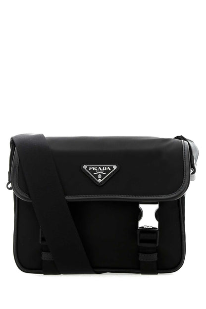 Prada Men Black Re-Nylon Crossbody Bag