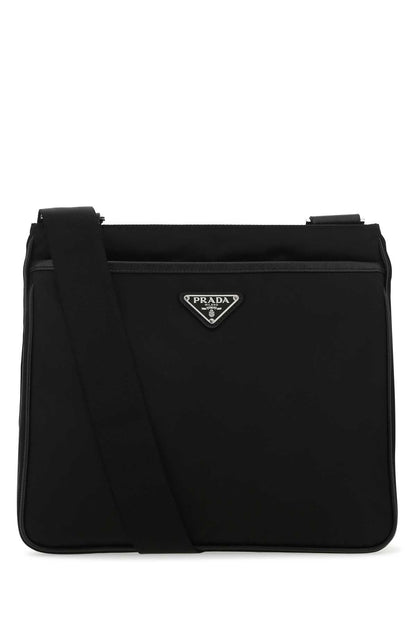 Prada Men Black Re-Nylon Crossbody Bag