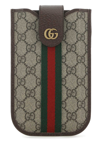 Gucci Men Gg Supreme Fabric Mini Ophidia Crossbody Bag
