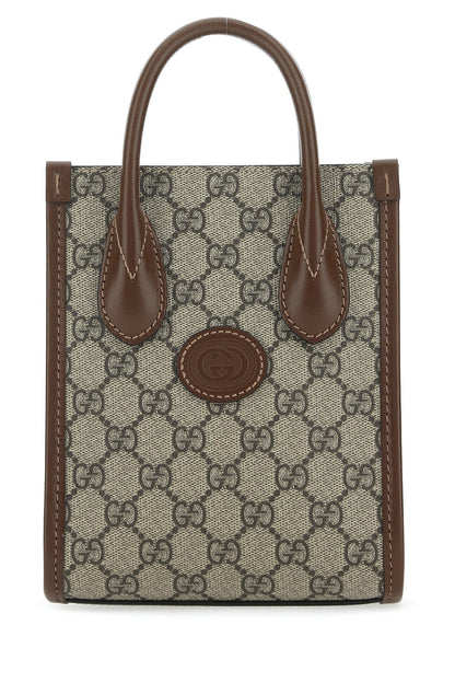 Gucci Men Gg Supreme Fabric Handbag