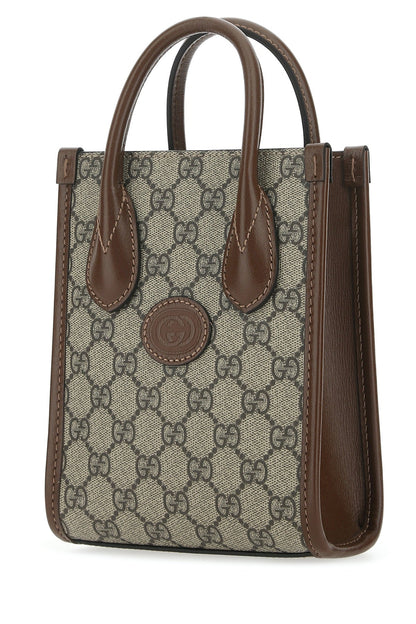 Gucci Men Gg Supreme Fabric Handbag