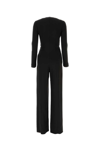 Alberta Ferretti Women Black Acetate Blend Jumpsuit