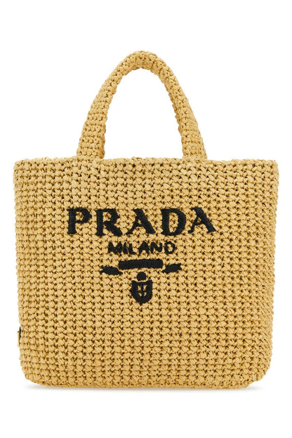 Prada Women Straw Handbag