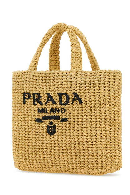 Prada Women Straw Handbag